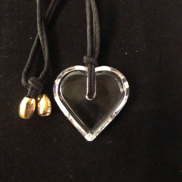 - Vintage Rare Baccarat crystal heart neckla… - Picture 11 of 11